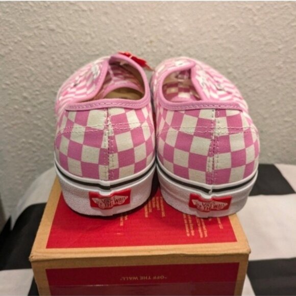 Vans Authentic Checkerboard Men Size 11.5 Orchid and White Pink 112025 - Picture 9 of 11
